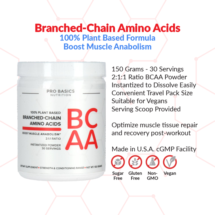 Pro Basics Nutrition - BCAA Amino Acids Product Description